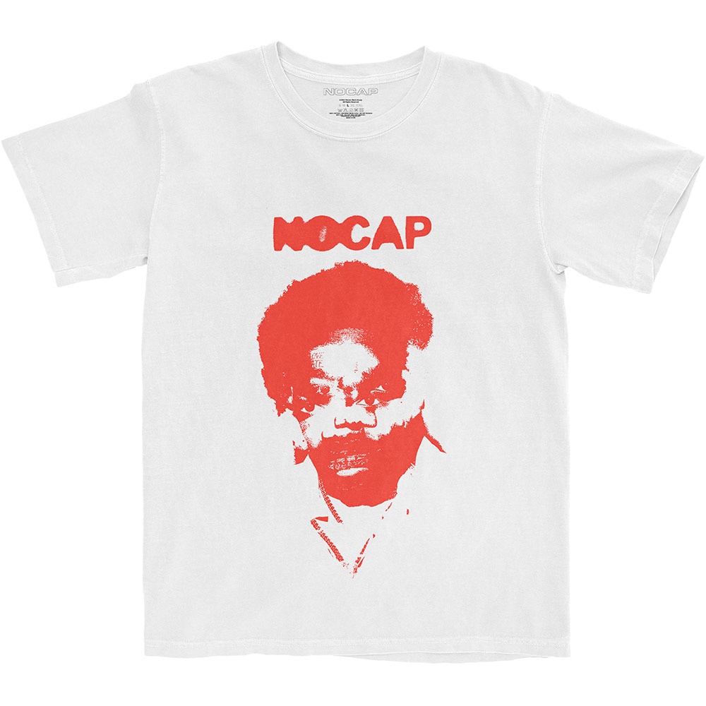 NoCap - Face Mash Heren Tshirt - Wit